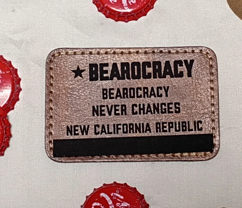 NCR Leather Shoulder Patch: 4-Pack w/ BONUS Morale Patch