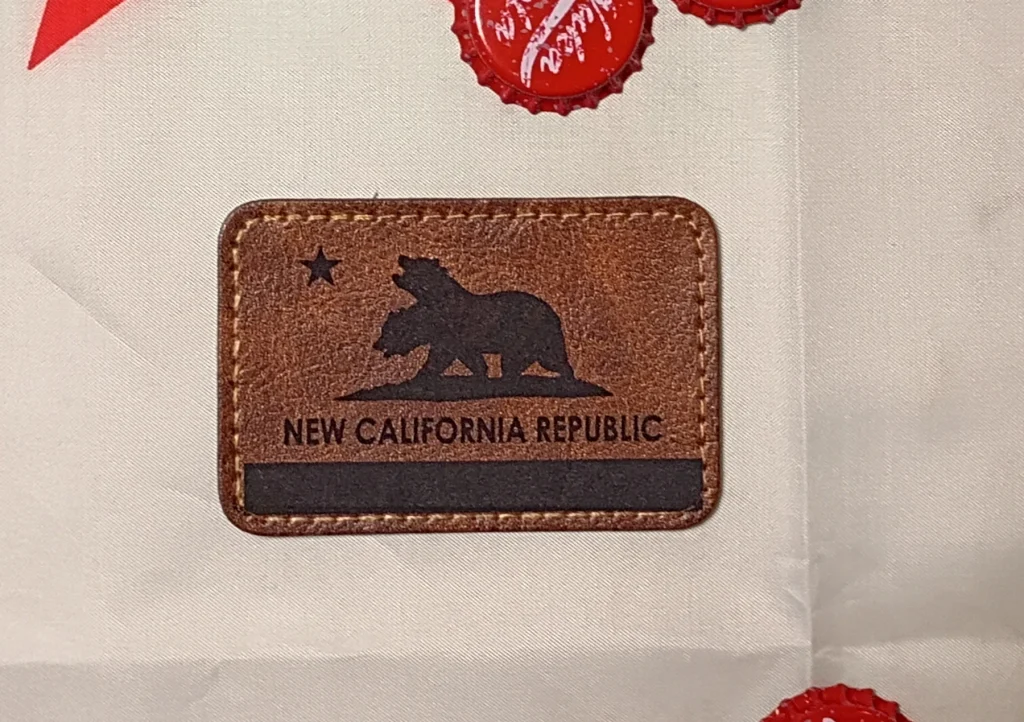NCR Leather Shoulder Patch: 4-Pack w/ BONUS Morale Patch