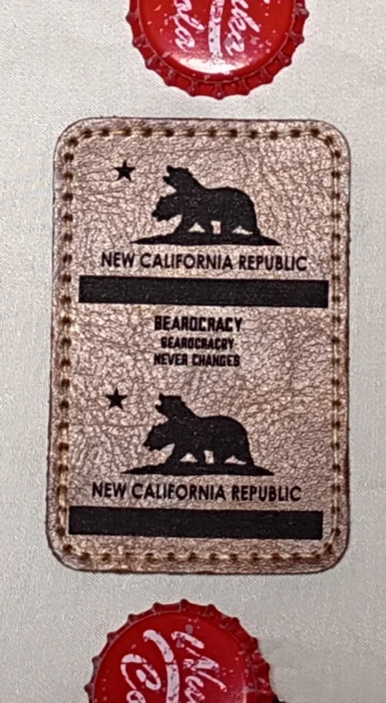 NCR Leather Shoulder Patch: 4-Pack w/ BONUS Morale Patch