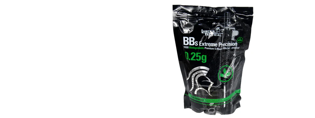 Lancer Tactical CA-108 0.25g Bio-Degradable Seamless BB