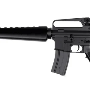 Golden Eagle JG F6618 Super Enhanced M16 A1 Vietnam AEG Metal Gear, Polymer Body, Fixed Stock - Image 2