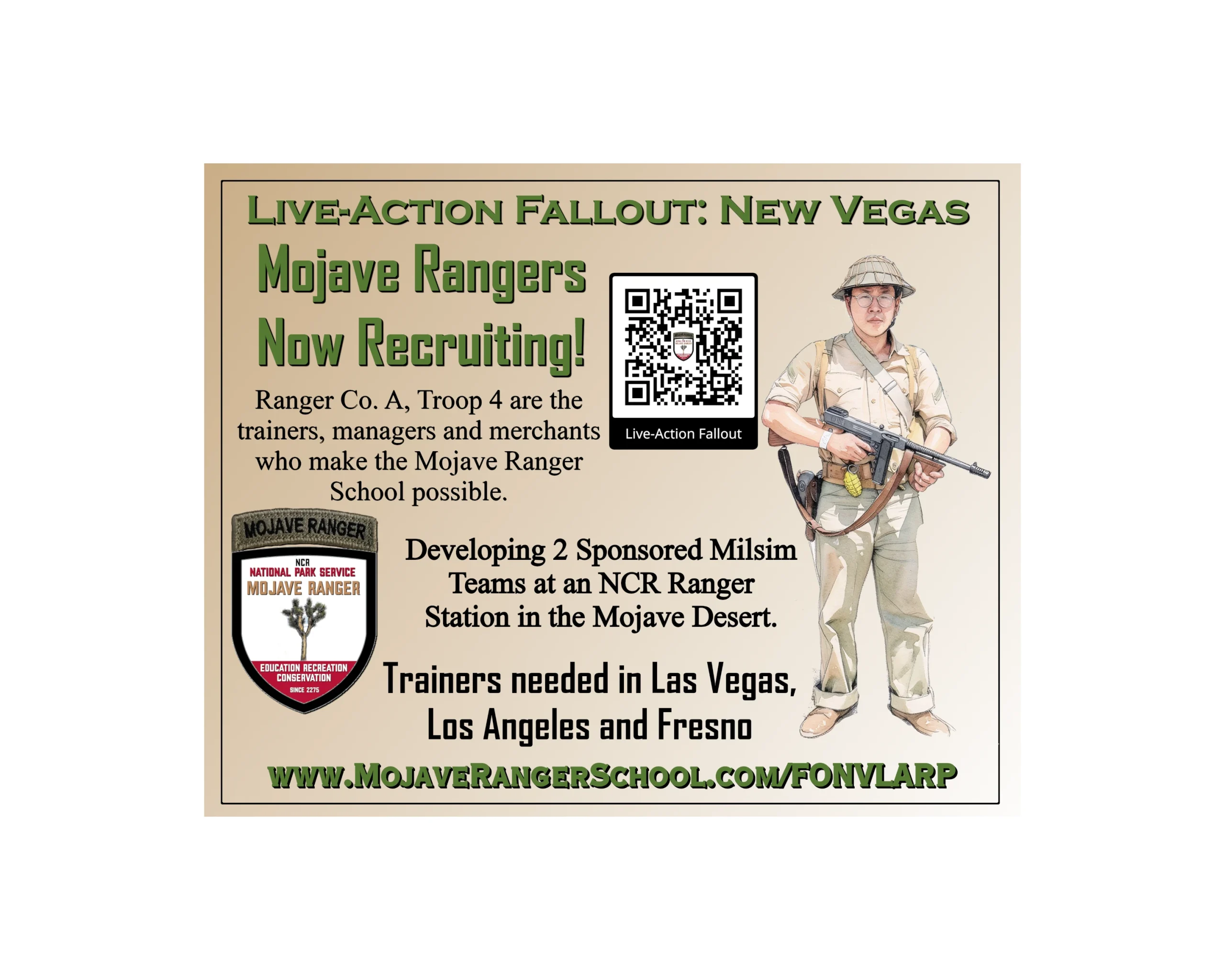Mojave Ranger School Now Recruiting