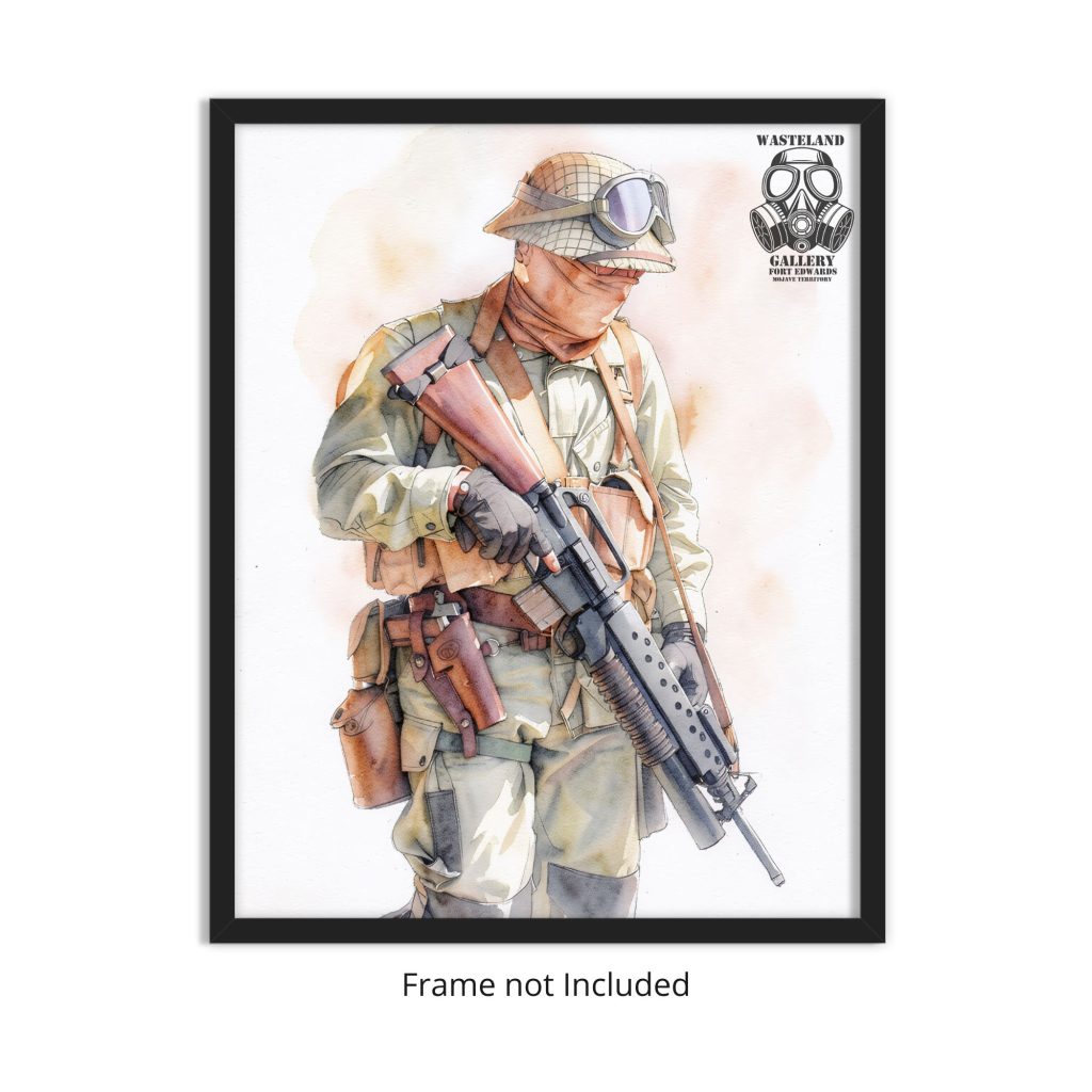 The Trooper: Watercolor Print