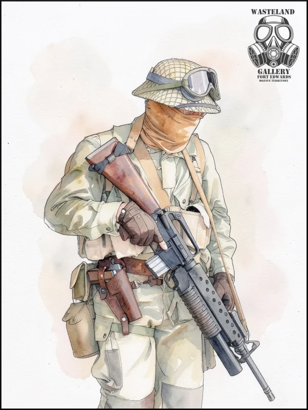 The Trooper: Watercolor Print