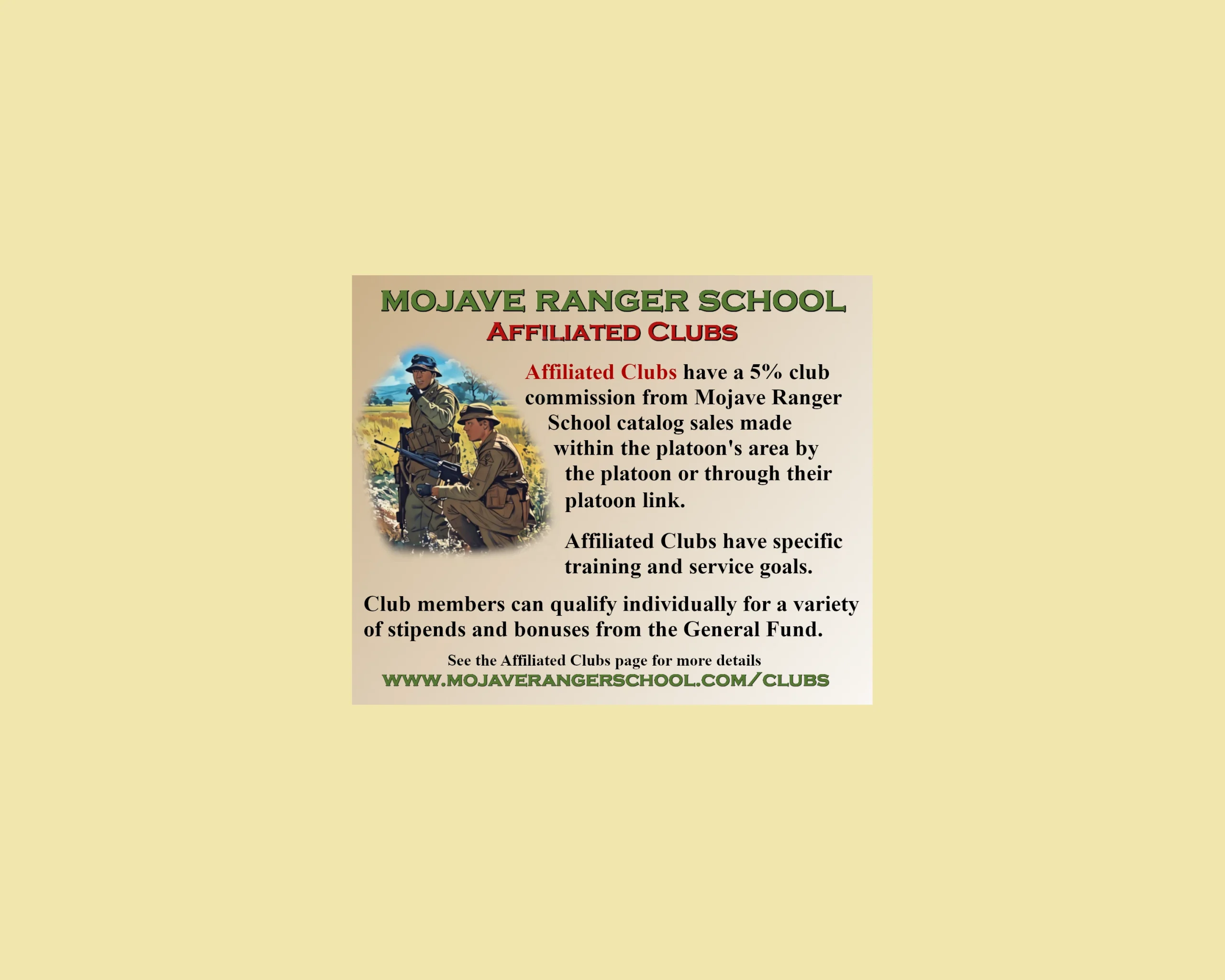 Ranger Training Clubs