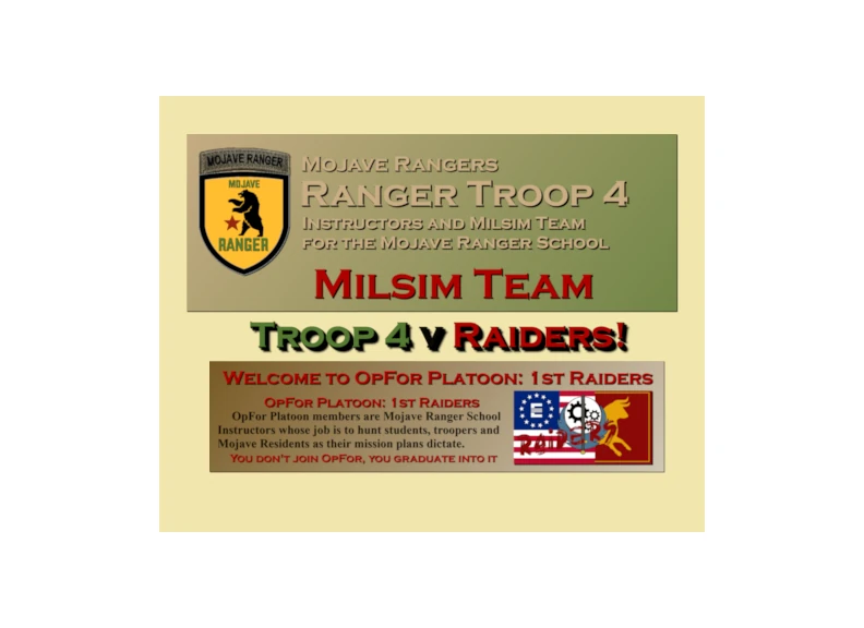 Sponsored Milsim Teams