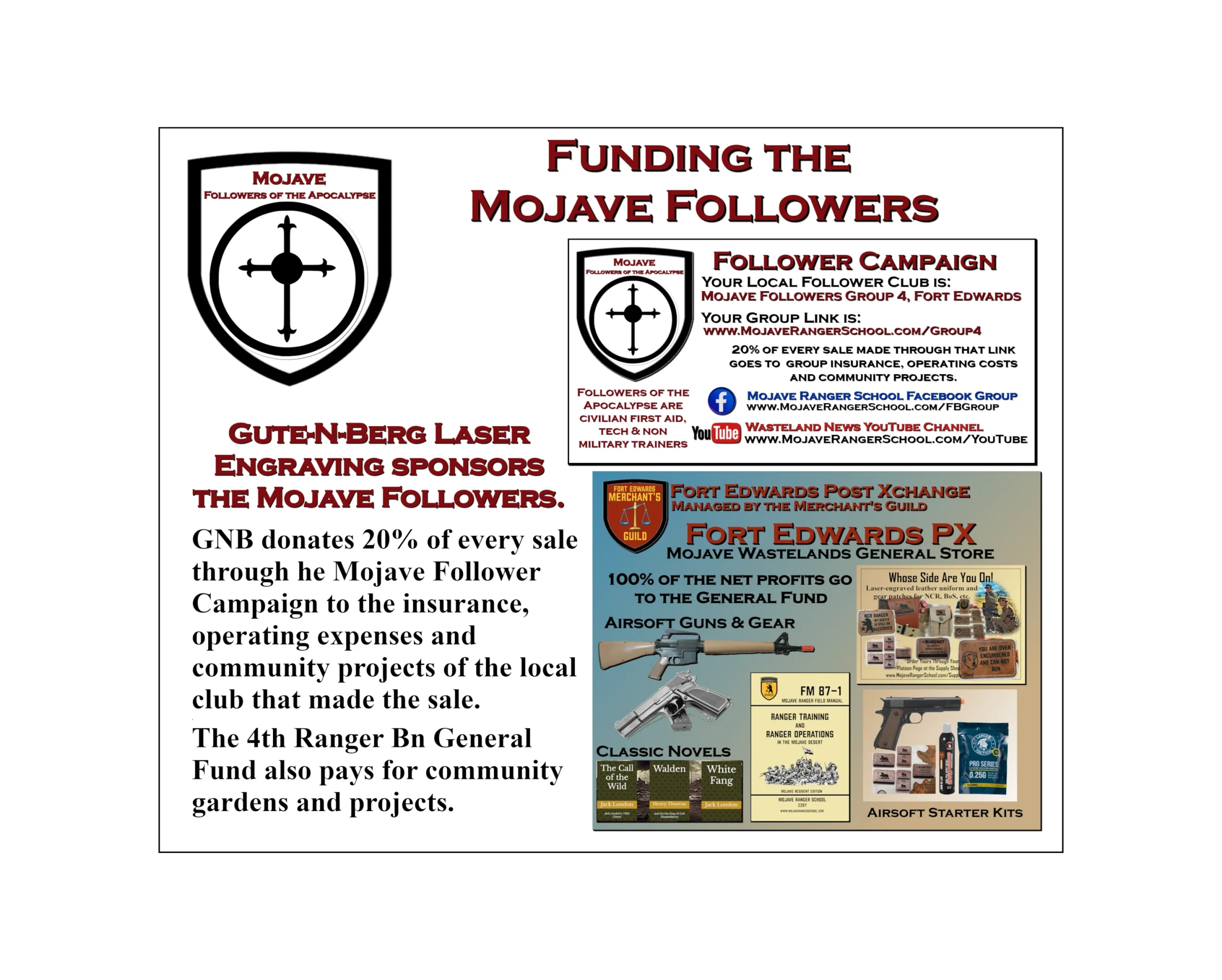 Funding the Mojave Followers