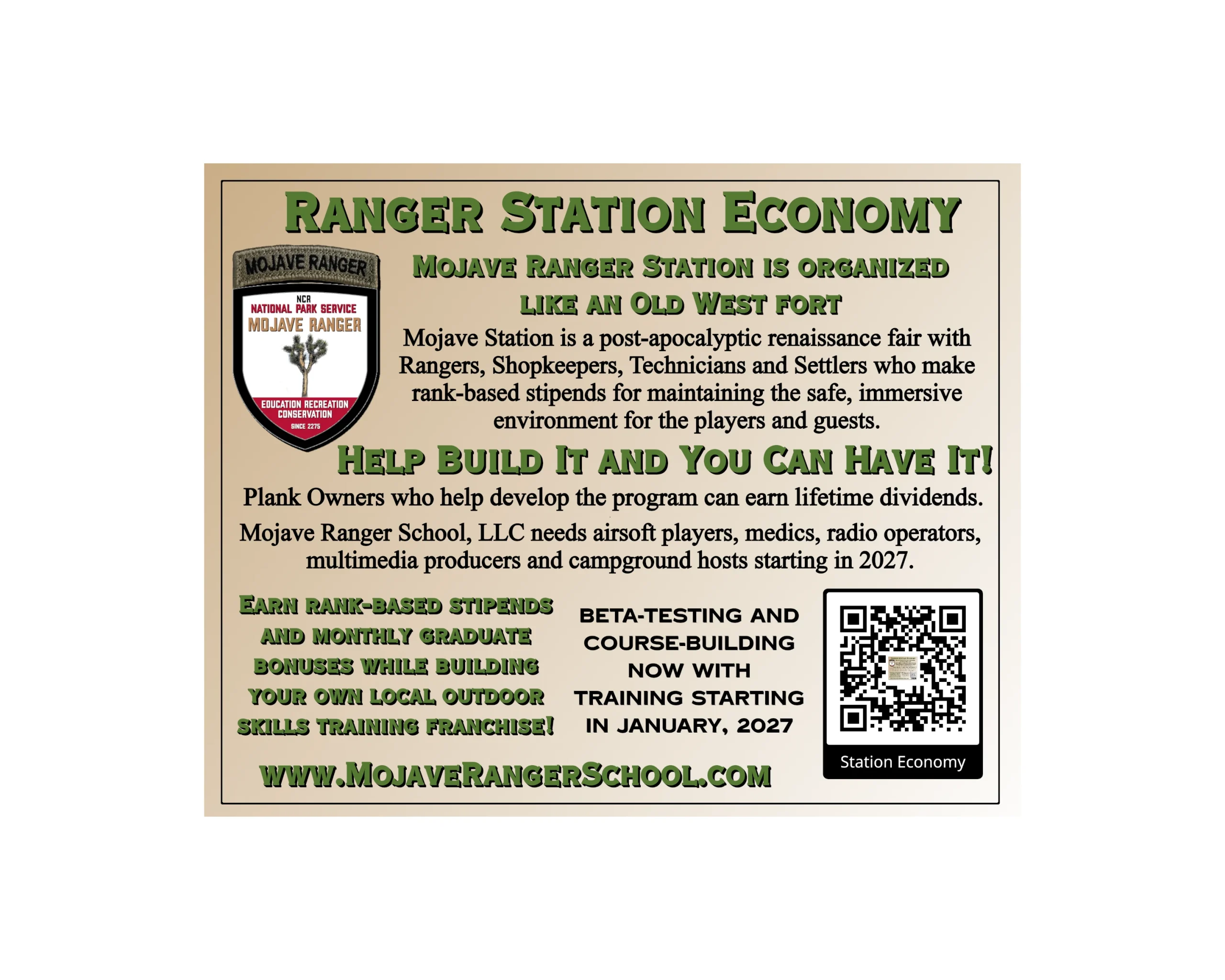 The Ranger Station Economy
