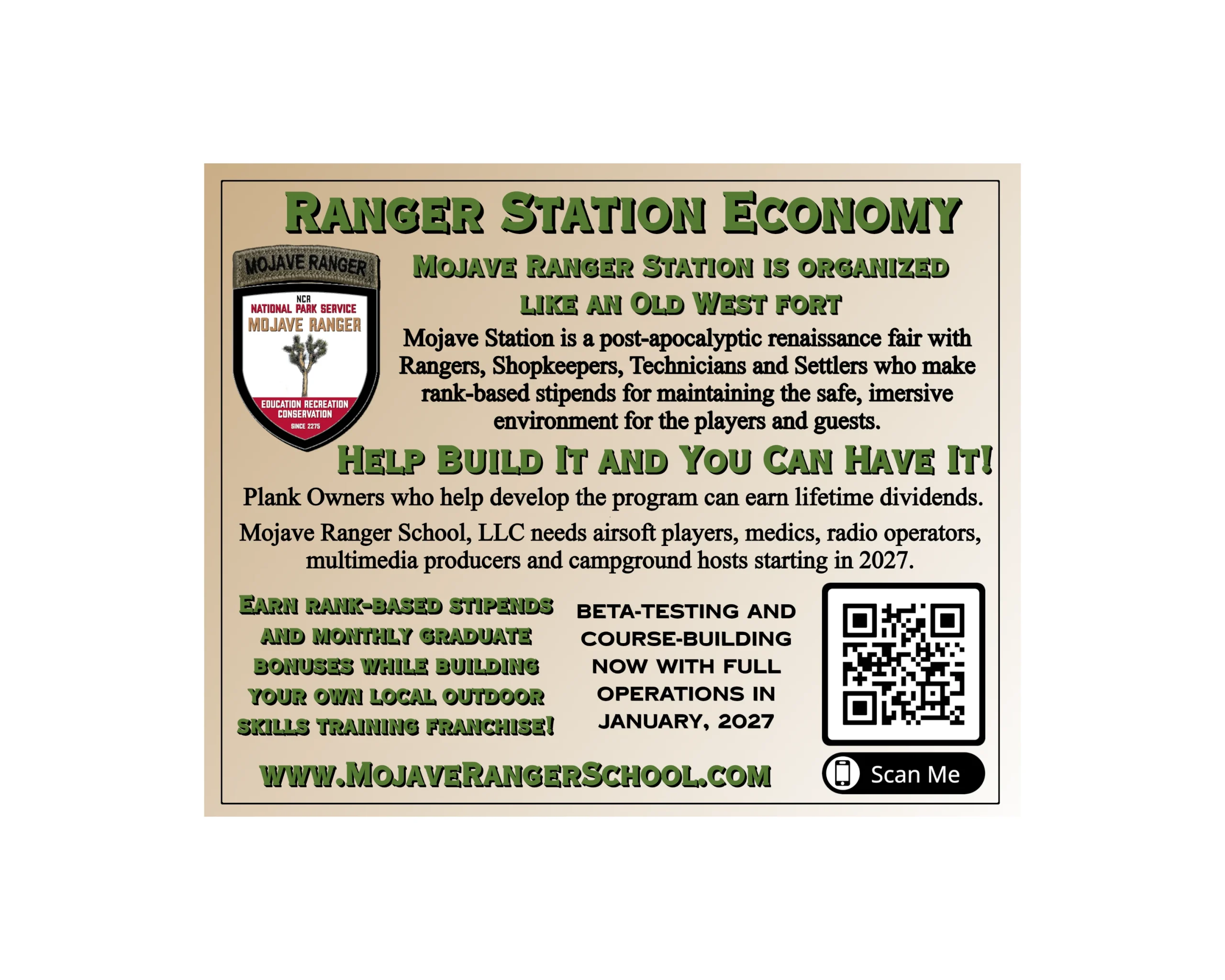 The Ranger Station Economy